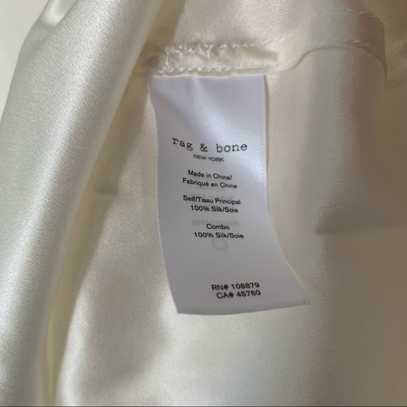 Rag & Bone Silk Blouse size S - Picture 6 of 6